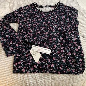 Nordstrom Floral long sleeve shirt 💗🖤